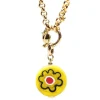 Amourrina Lido Necklace - Yellow - Anemone Red
