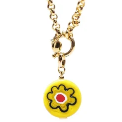 Amourrina Lido Necklace - Yellow - Anemone Red