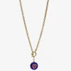 Amourrina Lido Necklace - Blue - Heart Red