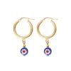 Amourrina Schiona Earrings Large- Blue And Red