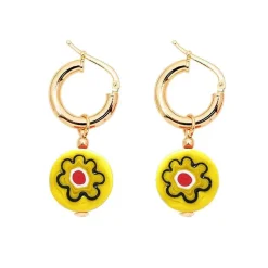 Amourrina Schiona Earrings Medium - Yellow