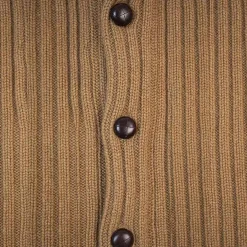 Battistoni Cashmere Brown Cardigan