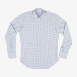 Battistoni Cashmere Micro Checked Sport Shirt