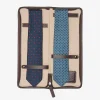 Battistoni Leather Inserts Tie-Case - Brown