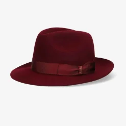 Borsalino Wine Red Marengo Hat