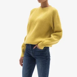Brass Lamb'S Wool Roundneck Sweater