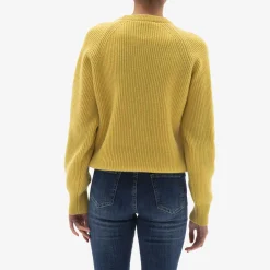 Brass Lamb'S Wool Roundneck Sweater