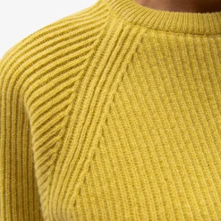 Brass Lamb'S Wool Roundneck Sweater