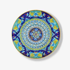 Ceramiche Gialletti Artisan Blue Decorative Plate - Made To Order