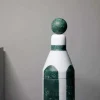 Editions Milano Cooler B Marble Container Green And White, Pietro Russo Design - Made To Order