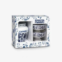 Fabbri 1905 Couvette Amarena 600G With Two Decorated Ceramic Cups