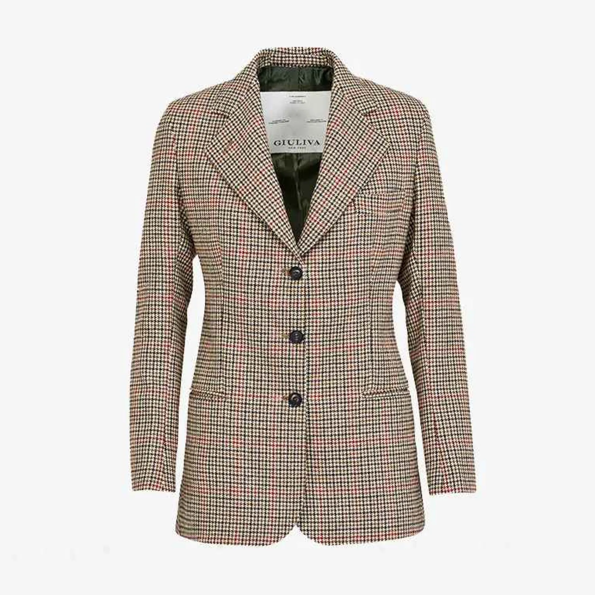 Giuliva Heritage The Ginestra Blazer Wool Check