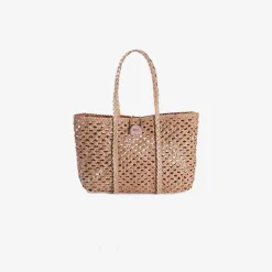 Iacobella Circe Vienna Tote Natural Beige