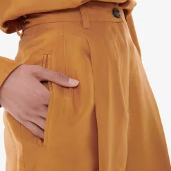 Issimo Burned Orange Pinces Trousers