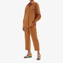 Issimo Burned Orange Saharan Shirt