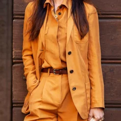 Issimo Burned Orange Saharan Shirt