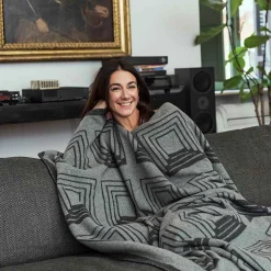 Issimo Pantheon Cashmere Blanket - Grey