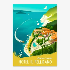 Issimo Pellicano Hotels Posters Set Of 3