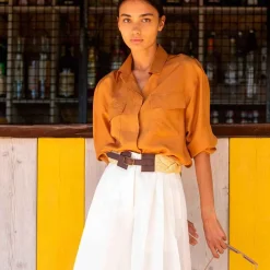 Issimo Straw Braided Belt