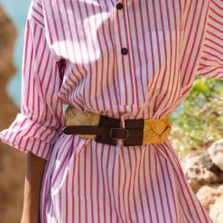 Issimo Straw Braided Belt