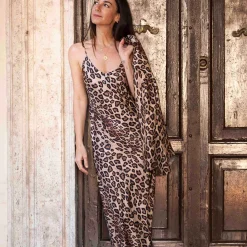 Issimo X Alberto Biani Leopard Dress