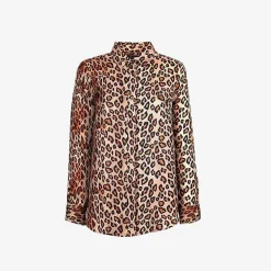 Issimo X Alberto Biani Leopard Silk Shirt