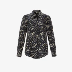 Issimo X Alberto Biani Zebra Silk Shirt