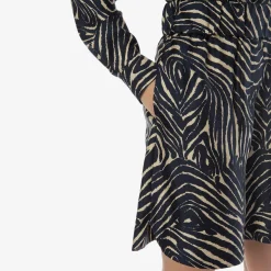 Issimo X Alberto Biani Zebra Bermuda Shorts