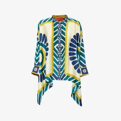 Issimo X La Doublej Foulard Shirt - White Solar Placee