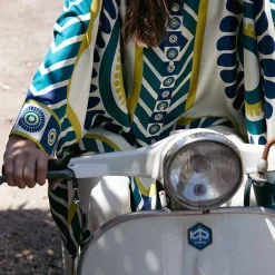 Issimo X La Doublej Foulard Shirt - White Solar Placee