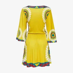 Issimo X La Doublej Sorellina Dress - Yellow Solar Placee