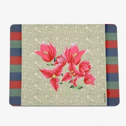 Issimo X Lisa Corti Bougainvillea Spiral Placemat