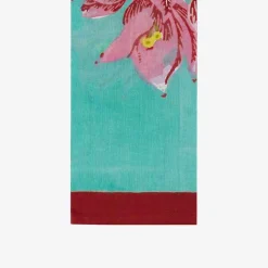 Issimo X Lisa Corti Bougainvillea White Veronese Stripes Napkin