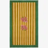 Issimo X Lisa Corti Bougainvillea Mustard Stripes Junior Quilt