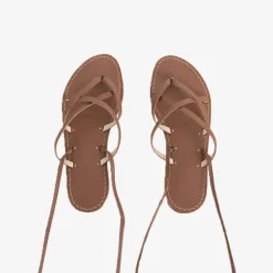 Issimo X Mario D'Ischia Brown Sandals