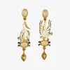 Issimo X Percossi Papi White Pellicano Earrings