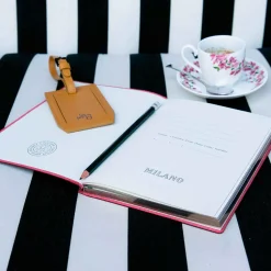 Issimo X Pineider Burgundy Notebook