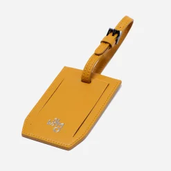 Issimo X Pineider Mustard Logo Luggage Tag