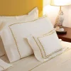 Issimo X Rivolta Carmignani Scallop Boudoir Sham Mustard