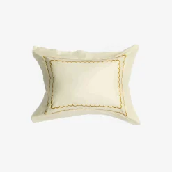 Issimo X Rivolta Carmignani Scallop Boudoir Sham Mustard