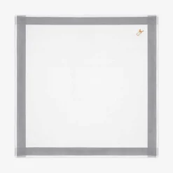 Issimo X Schostal Handkerchief With Corna Embroidery - Grey