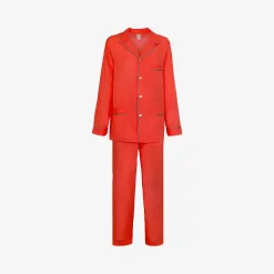 Issimo X Schostal Unisex Pyjama - Orange & Turquoise