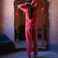 Issimo X Schostal Unisex Pyjama - Orange & Turquoise