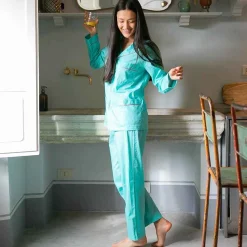 Issimo X Schostal Unisex Pyjama - Turquoise & Orange