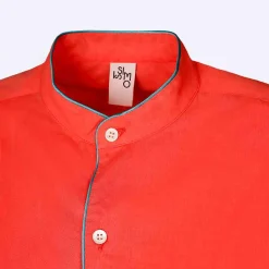 Issimo X Schostal Unisex Nightshirt - Orange & Turquoise