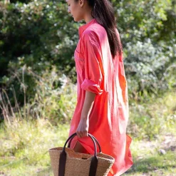 Issimo X Schostal Unisex Nightshirt - Orange & Turquoise