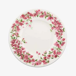 Issimo X Villeroy & Boch Bougainvillea Flat Plate, Set Of 6
