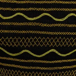 Loretta Caponi Black Lea Dress
