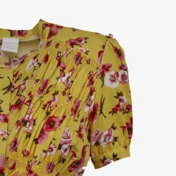 Loretta Caponi Gilda Yellow Dress
