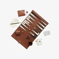 Metier Backgammon Set - Cognac